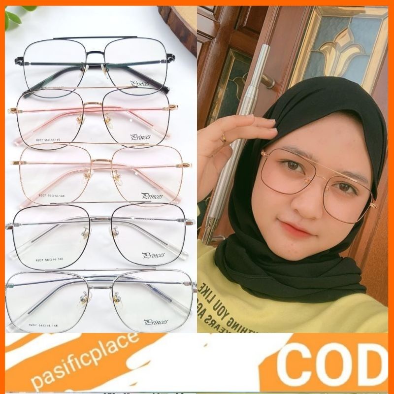 Kacamata All Size Antiradiasi Photocromic Bluecromic Frame Lensa Minus Normal Silinder 8207