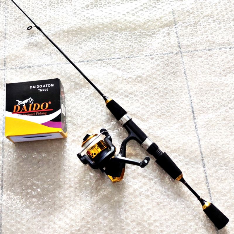 Satu set Joran udang lentur fiber solid padat Ajiro 100 120 135 150 cm
