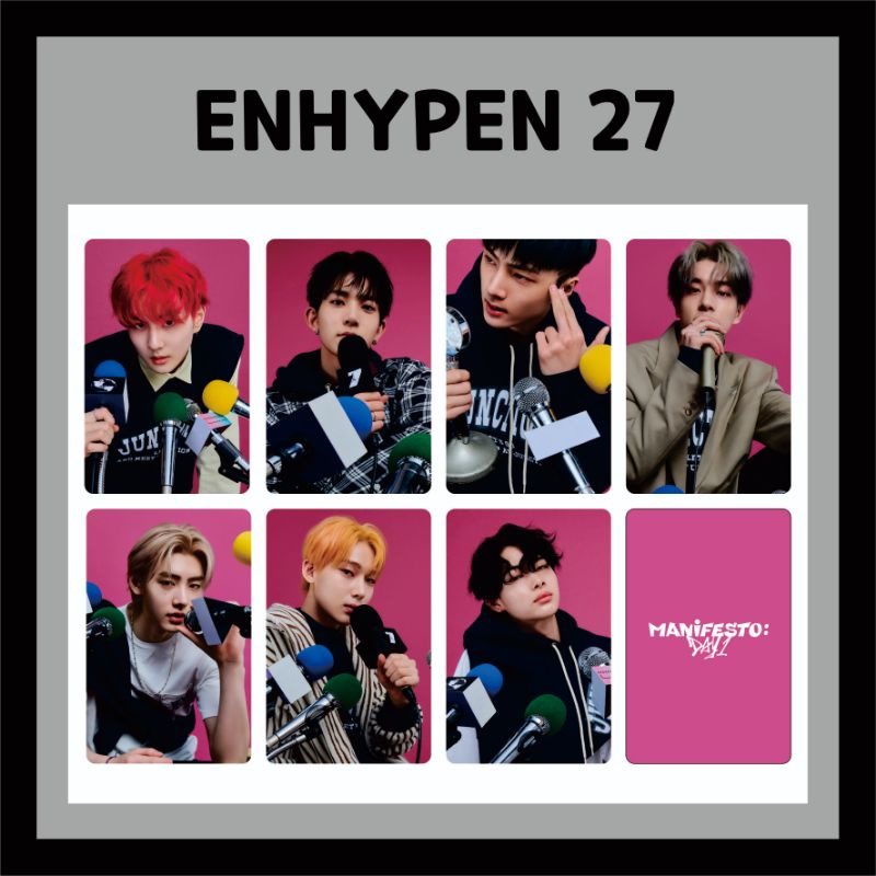 PHOTOCARD ENHYPEN MANIFESTO: DAY 1