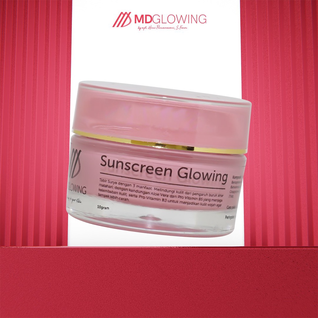 MD GLOWING Sunscreen Glowing by MD Glowing Skin The new MD Glowing Distributor Resmi