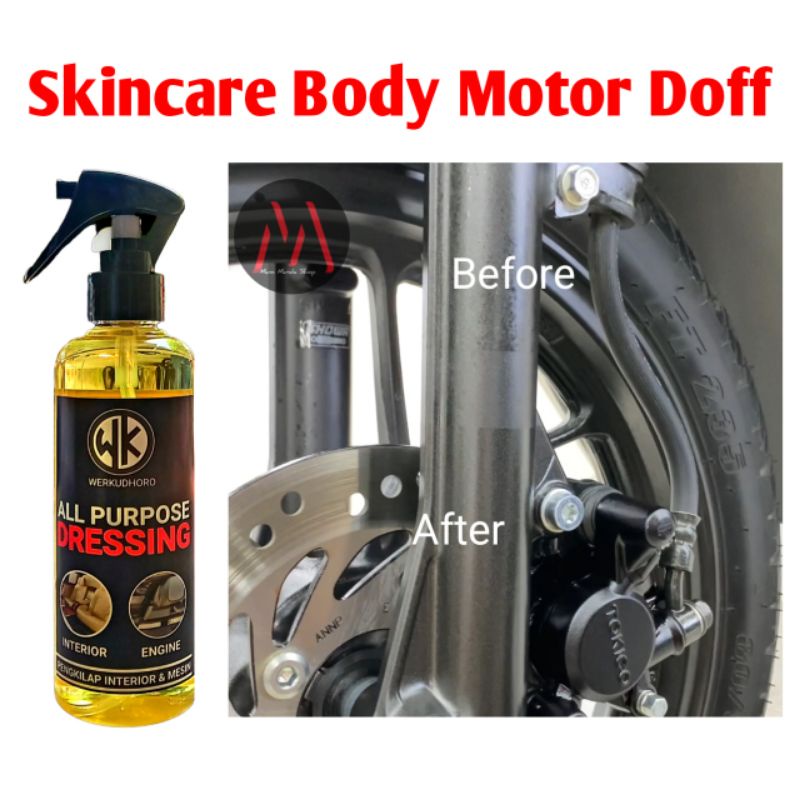 Pengkilap Body Motor Doff / Perawatan Cat Matte Doff / All Purpose Dressing