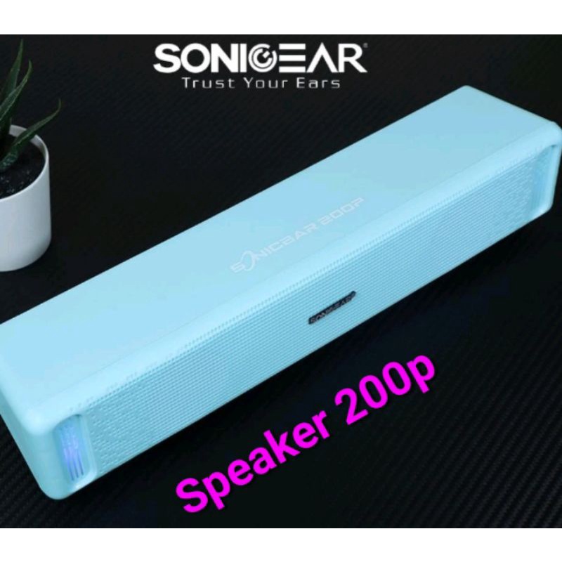 Speaker SonicGear_200P Powerful SoundBar Speakers with Brilliant Light Effect