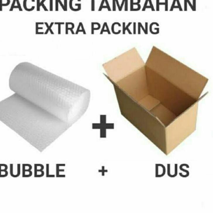 

Buruan Dapatkan Packingan pelindung / tambahan bubble + DUS | packing aman dengan tambahan