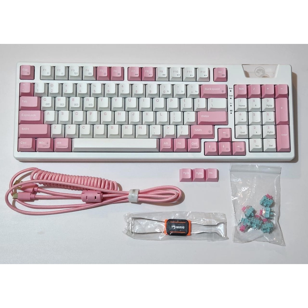 MARVO KG972W Wireless Gasket Mount Mechanical Keyboard ( 3 Modes )