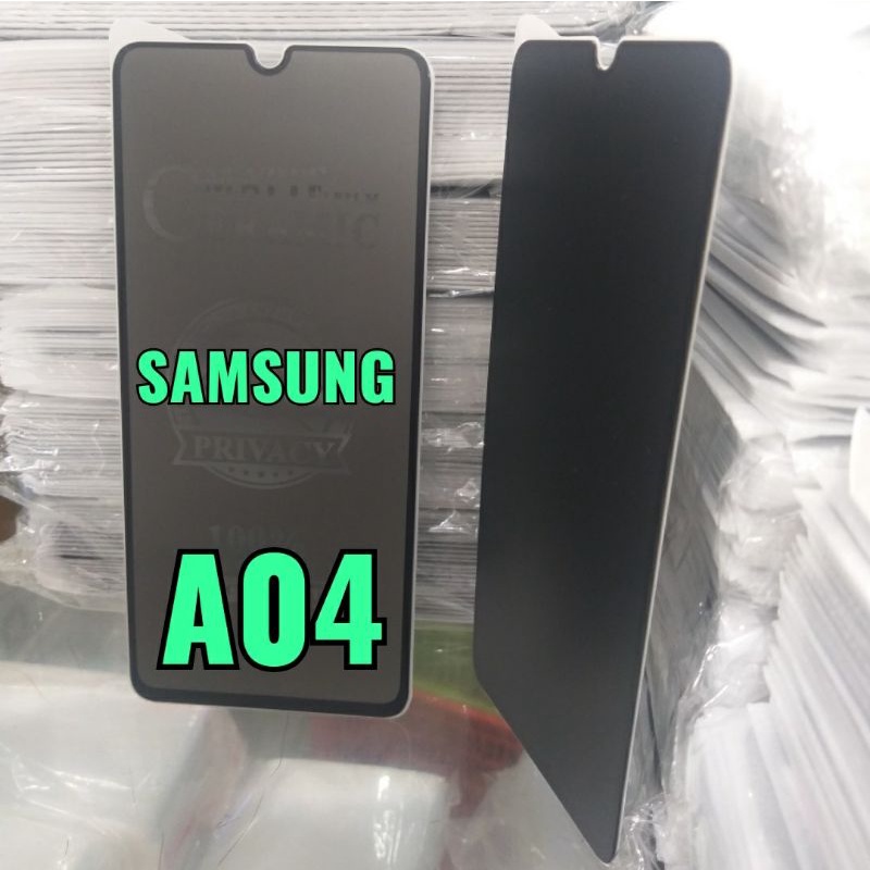 TEMPERED GLASS CERAMIC MATTE PRIVACY ANTI SPY SAMSUNG A04