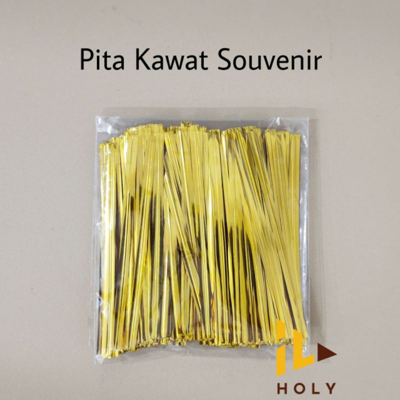 

Pita Kawat Souvenir Kado 8cm / Kawat Pengikat Kado Souvenir Snack