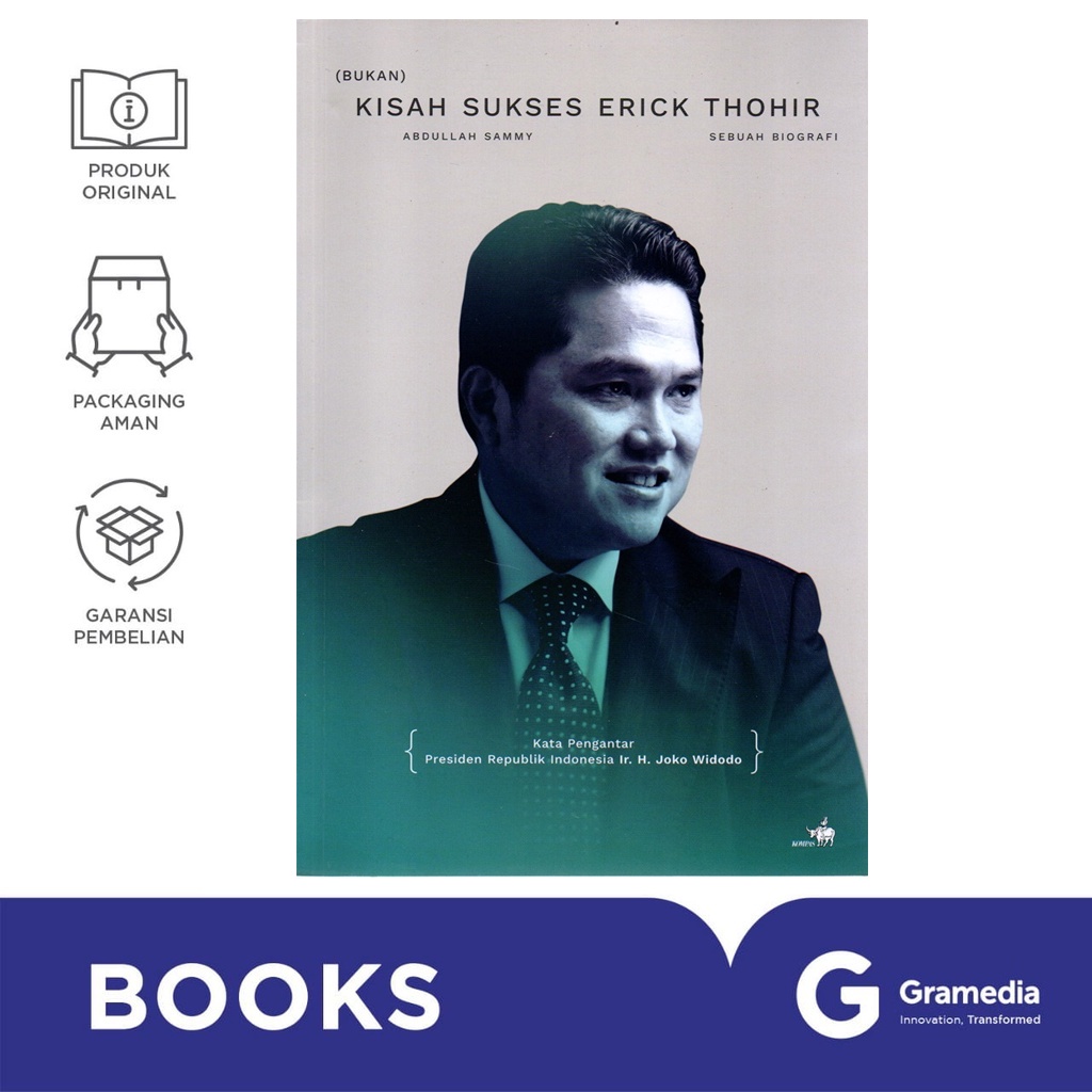 Gramedia Bali - (Bukan) Kisah Sukses Erick Thohir