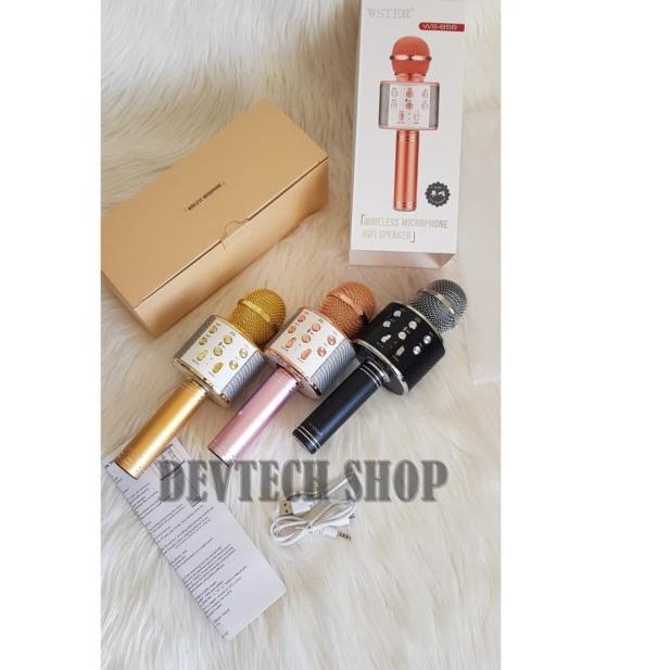 PROMO  PORTABLE WS858 / WS 858 SPEAKER SMULE ORIGINAL - Kuning