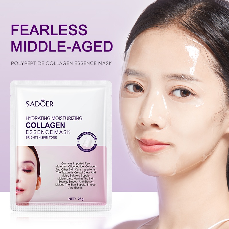 SADOER Polypeptide Collagen Essence Mask Moisturizing Moisturizing Moisturizing Lifting Facial Care Mask