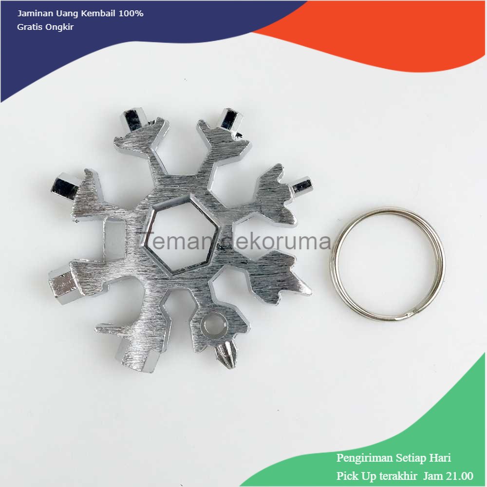 TD - PR2 Lehuo Kunci Pas Portable 18in1 Sepeda Multitool Hex Wrench - SS181