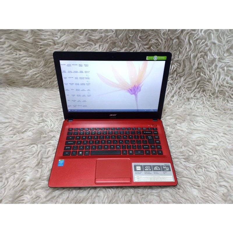 Laptop Acer one 14-Z1402 Ram 2gb HDD 500gb core i3 Gen5 Siap pakai
