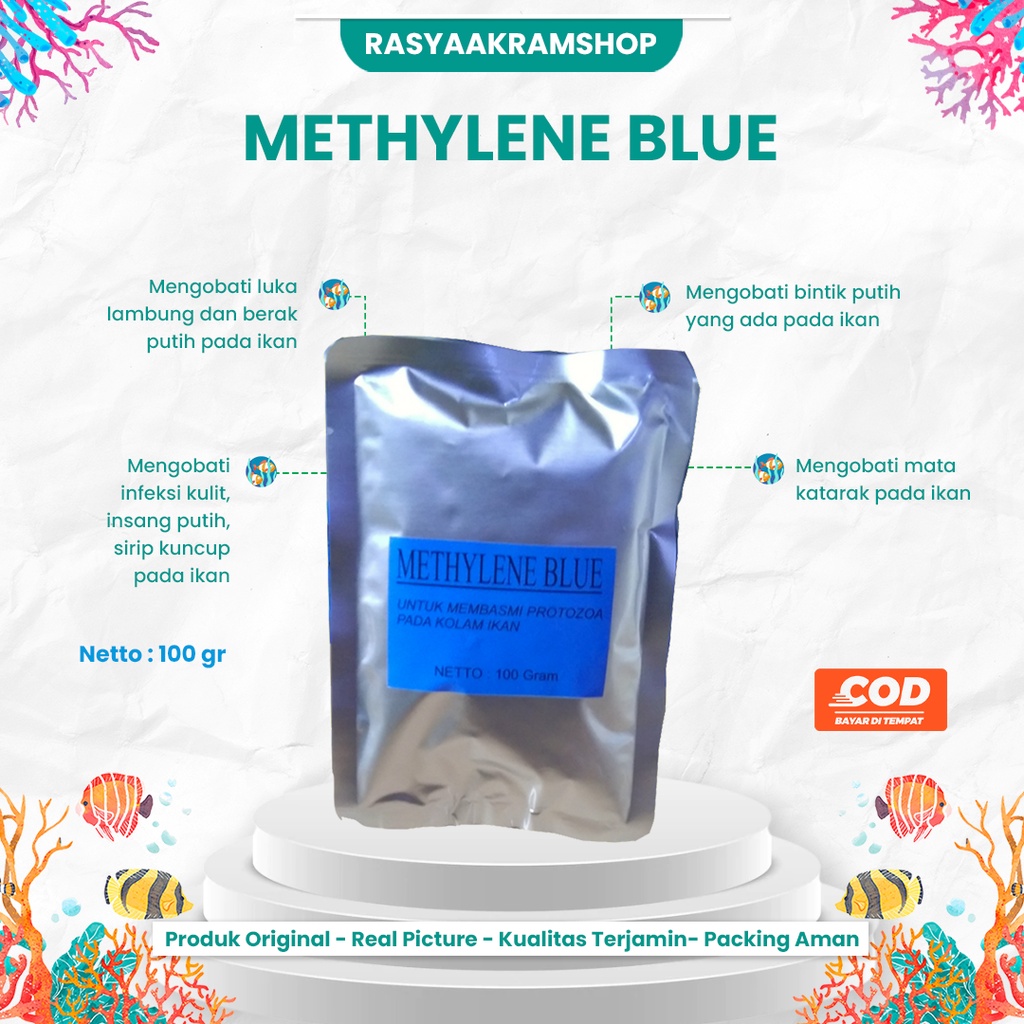 Methylene Blue BUBUK 100 Gram Original Prolabio