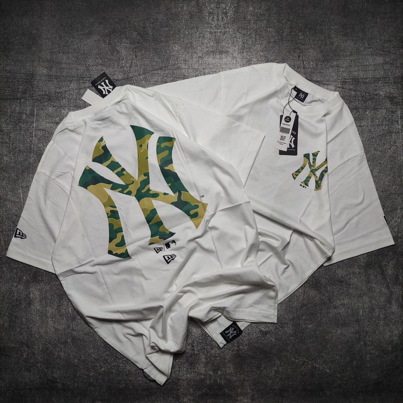 BAJU KAOS NEWYORK PUTIH MOTIF ARMY KAOS PRIA BRANDED