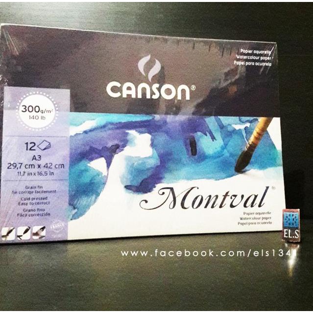 

Canson Montval Aquarelle A3