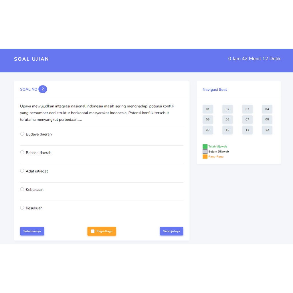 APLIKASI UJIAN ONLINE PRO BERBASIS WEB