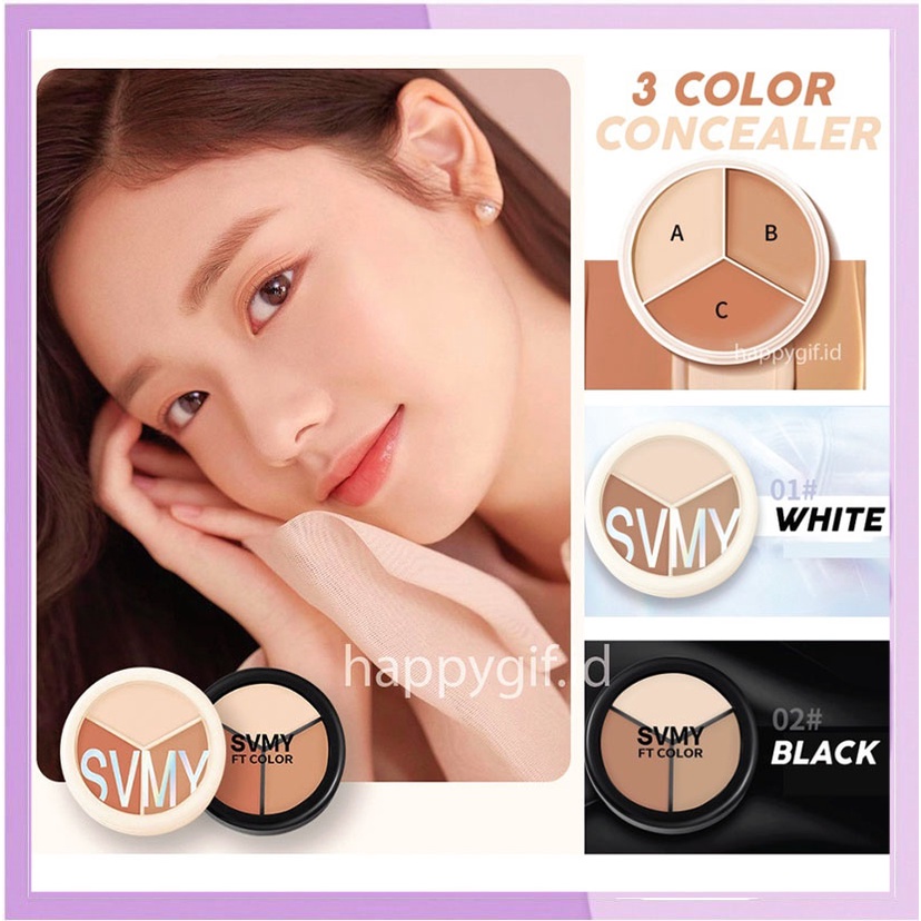 SVMY Concealer 3 in 1Natural Light Skin Color  Contour Corrector LA188