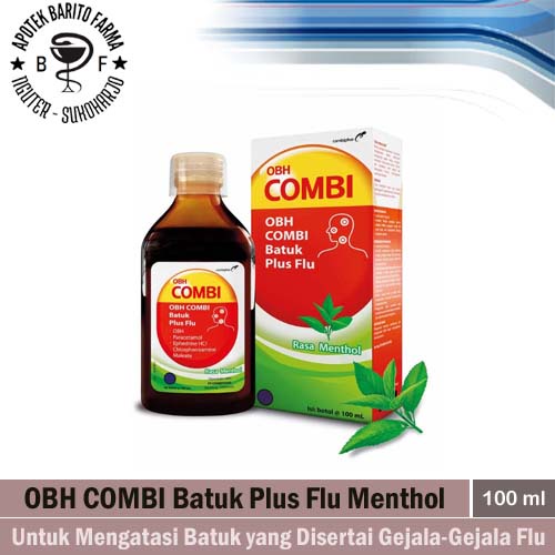 Obh Combi Dewasa Batuk Plus Flu Menthol