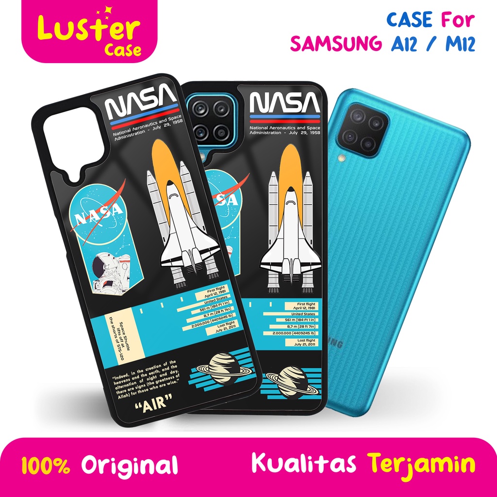 Case SAMSUNG A12/M12 - Casing SAMSUNG A12/M12 [ NASA MOON ] Silikon SAMSUNG A12/M12 - Case Hp - Case