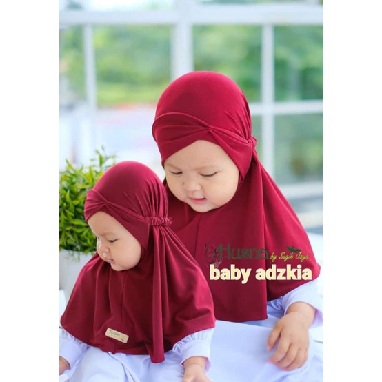 hijab baby, baby Adzkia hijab ORI Husna