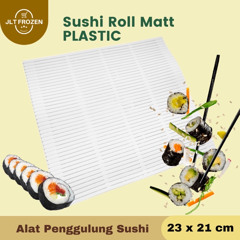 SUSHI ROLL MATT PLASTIC / GULUNGAN SUSHI PLASTIK