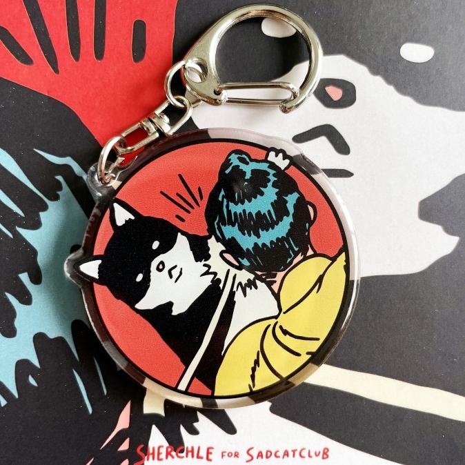 SCC x Sherchle - Shut Up, Hooman Keychain