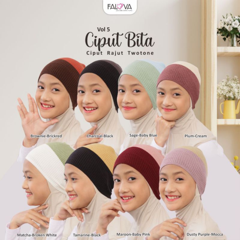OPEN PO Ciput Bita (Ciput Rajut Twotone) By Falova