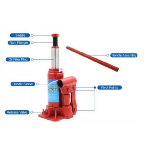 Dongkrak Dongkrak Mobil 15 Ton Hidrolik Hydraulic Jack Botol Truk