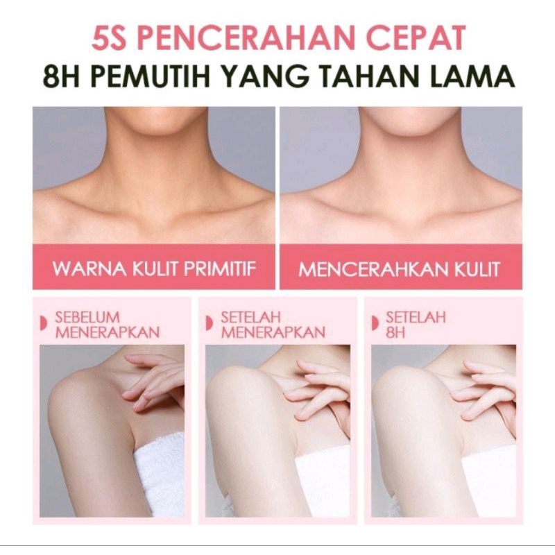 READY GMEELAN SERUM CREAM Pemutih Peach Niacinamide Whitening