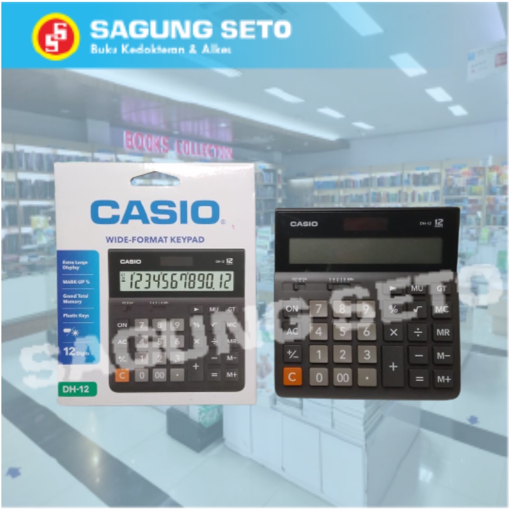 

CALCULATOR CASIO DH 12 BK / KALKULATOR