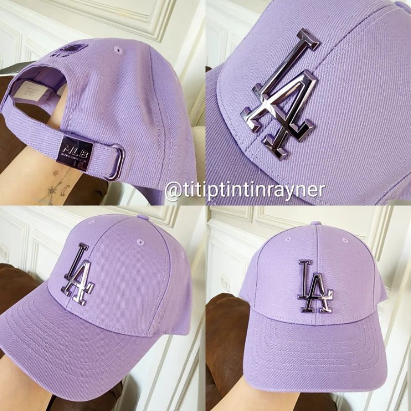 TOPI MLB KOREA LA LILAC LIMITED EDITION