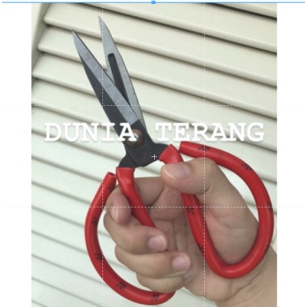 

Gunting Kodok ATS 8in / Gunting Serbaguna - Kain - Seng - Kertas - Kulit / Civil Scissor 8