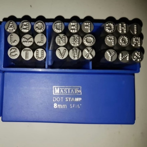 

Promo limited stock Stamp Punch Letter/huruf ketok A - Z 8mm 26SZ2 Berkualitas