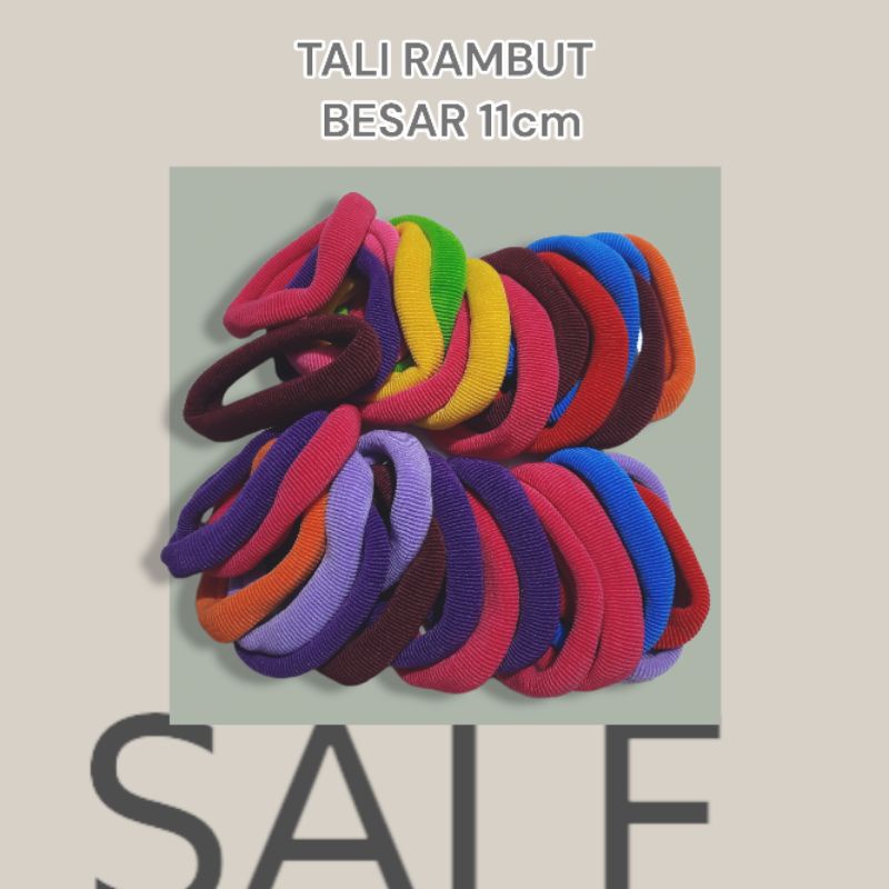 IKAT RAMBUT TALI RAMBUT BESAR 11CM