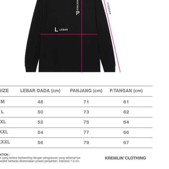 KREMLIN Long sleeve kaos lengan panjang - Kazuo - Black - M