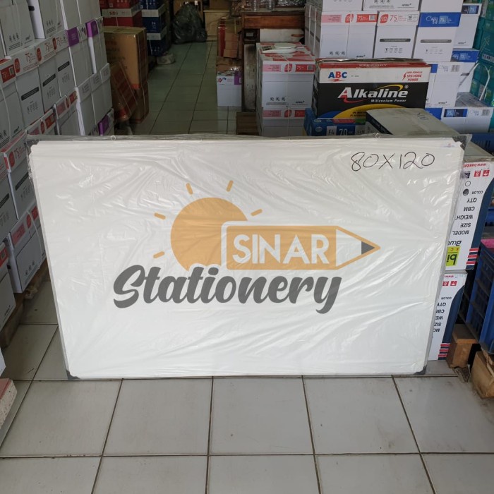 

Papan Tulis Papan Whiteboard 80X120Cm Armada Raya