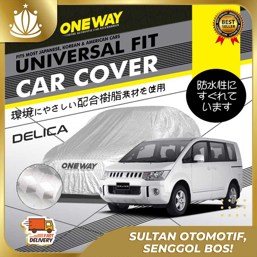 Body Cover Sarung Mobil MITSUBISHI DELICA Waterproof 3 LAYER TEBAL Deluxe Anti Air