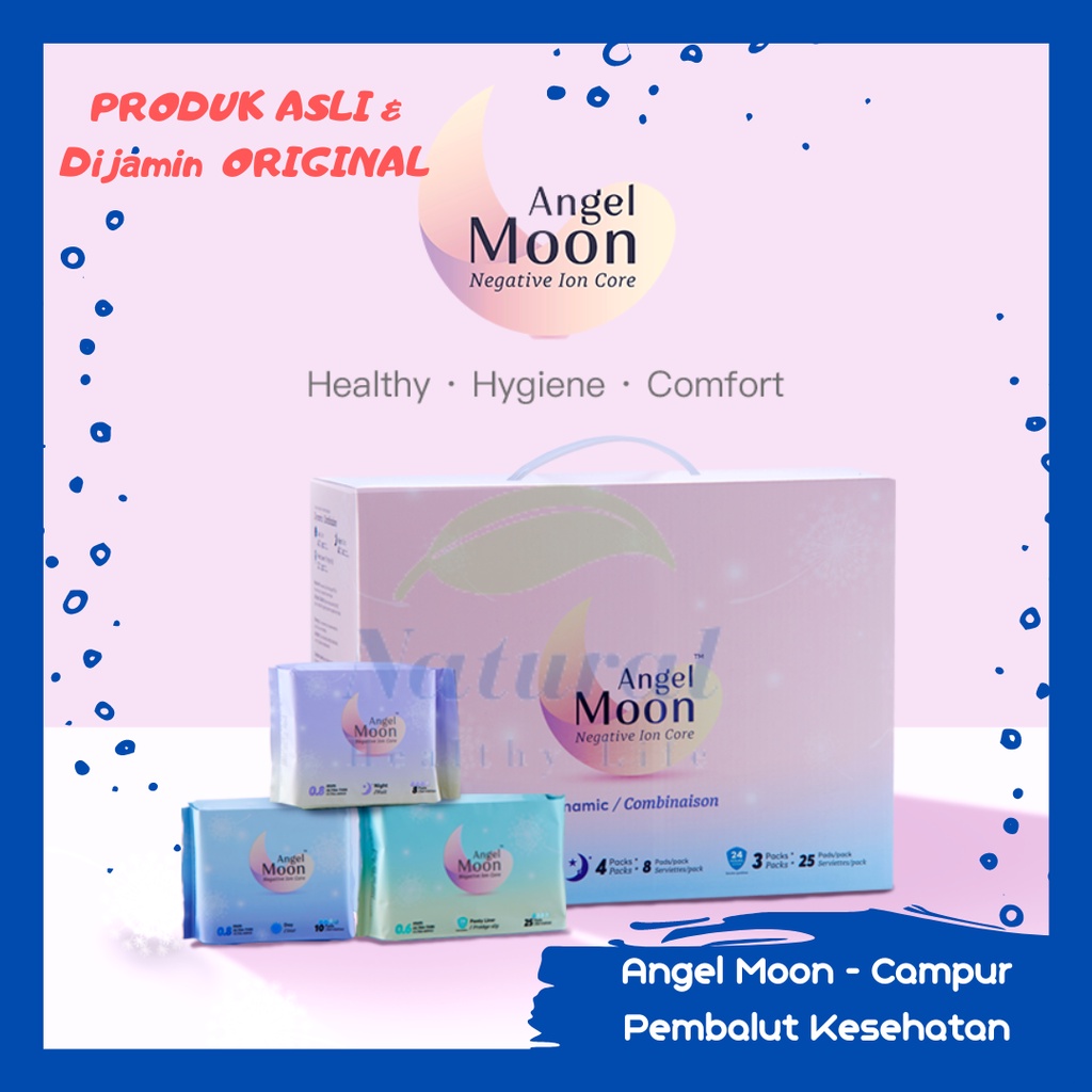 PEMBALUT ANGELMOON ION NEGATIF PER BOX ISI 11PACK