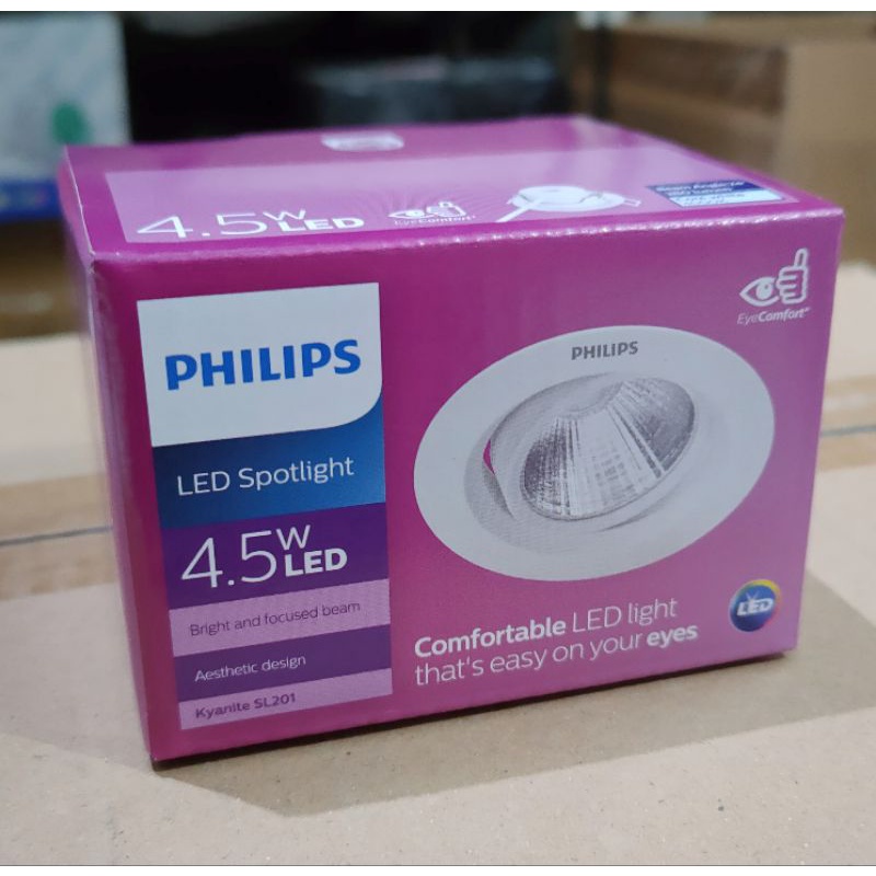 Downlight Spot LED Philips Pomeron 3W 59774~5W 59775 &amp; Kyanite 3W 59751~5W 59752 Warna (Warm White 2700K) &amp; (Natural White 4000K)