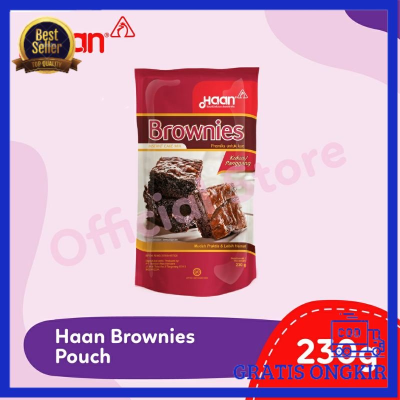 

HAAN BROWNIES KUKUS/PANGGANG 230GRAM -Terlengkap-Termurah-Berkualitas