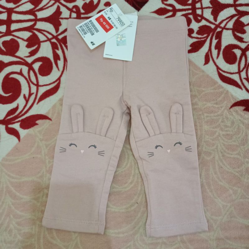 PRELOVED NEW HNM celana panjang legging anak, libby, velvet, pipiniko, little m, branded