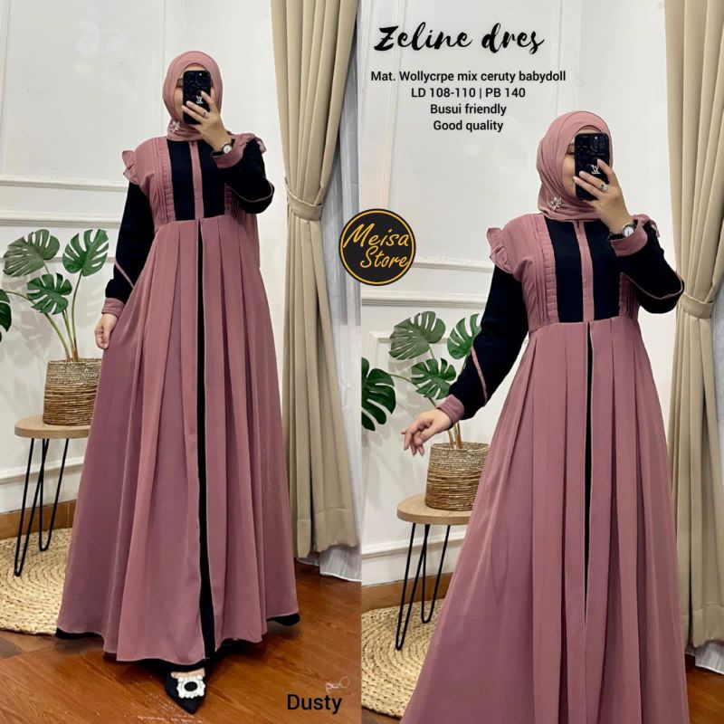 Dress / homeydress / dress gamis / Zeline Dress