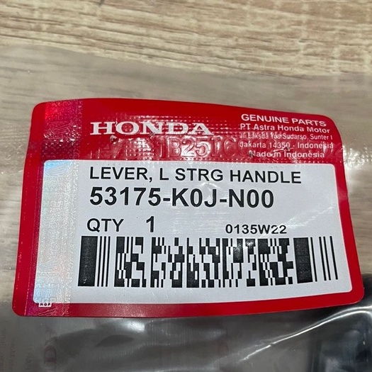 HANDLE REM VARIO 150 2018-SEKARANG,HONDA GENIO,VARIO 125 2018-SEKARANG,BEAT STREET 2020-SEKARANG,VARIO 160 NON ABS