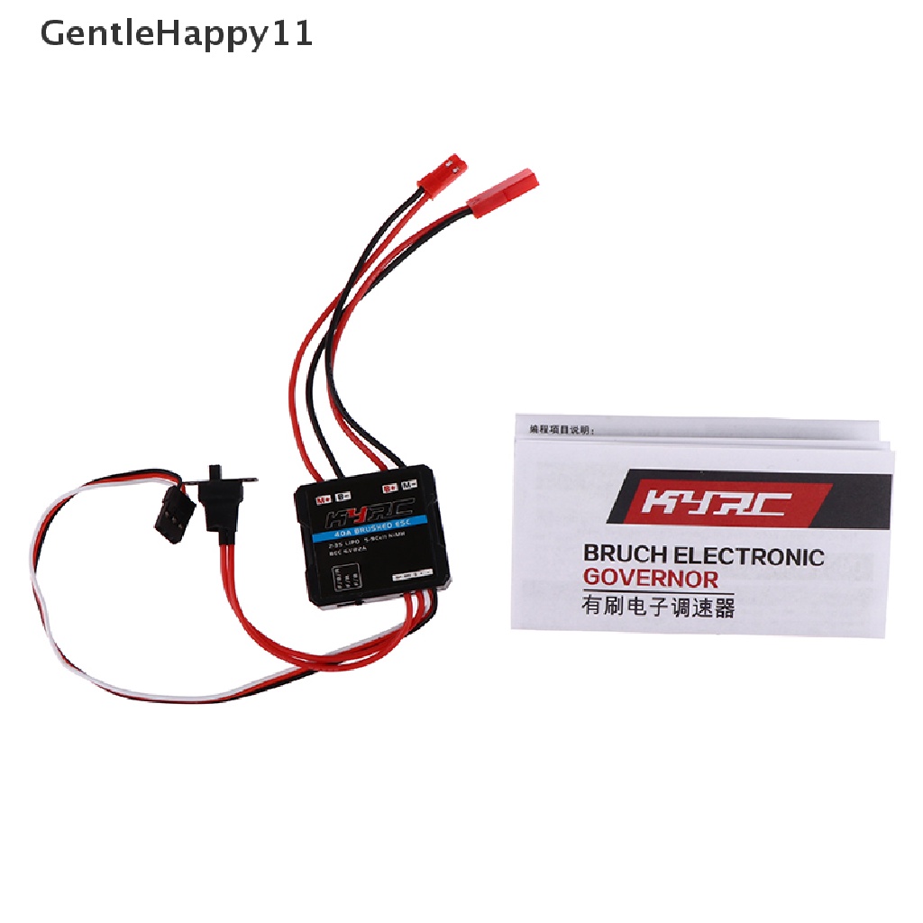 Gentlehappy 40A Brushed ESC Controller Kecepatan Elektronik Untuk WPL C24 C34 MN D90 MN99S MN86S id