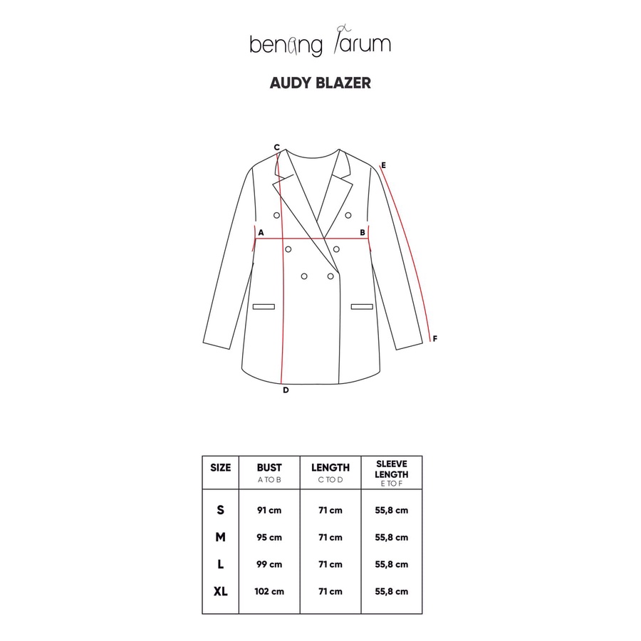 AUDY BLAZER - BENANG JARUM