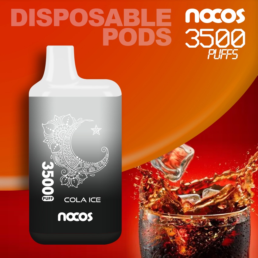 NOCOS 3500Puffs Disposable Pods Vapee sekali pakai 650mAh Charge Pod