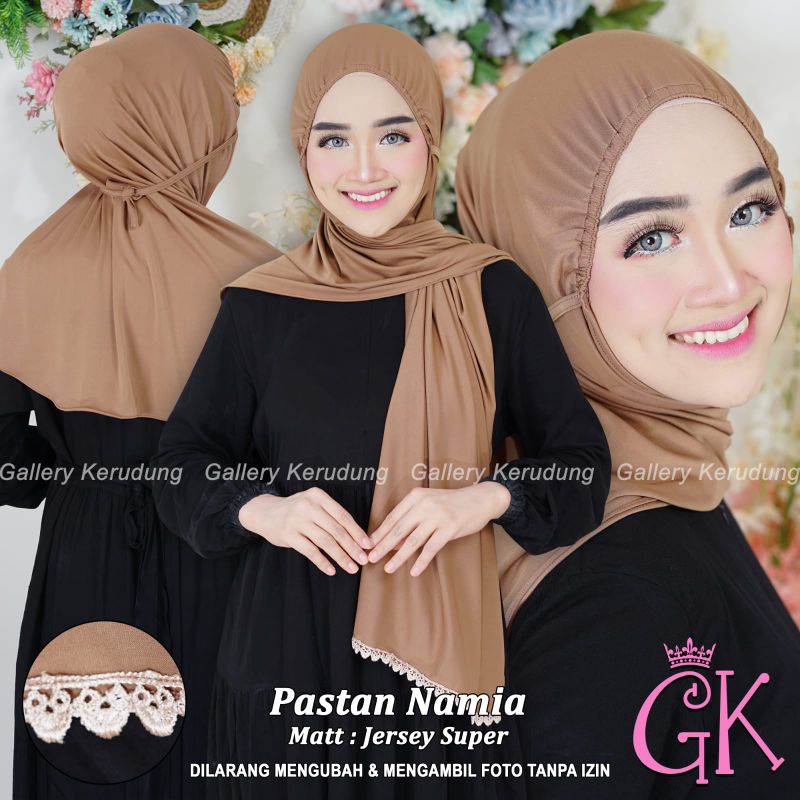 PASTAN NAMIA / PASHMINA JERSEY / JILBAB PASHMINA / PASMINA JERSEY / BERGO TALI / PASMINA INSTAN / PA