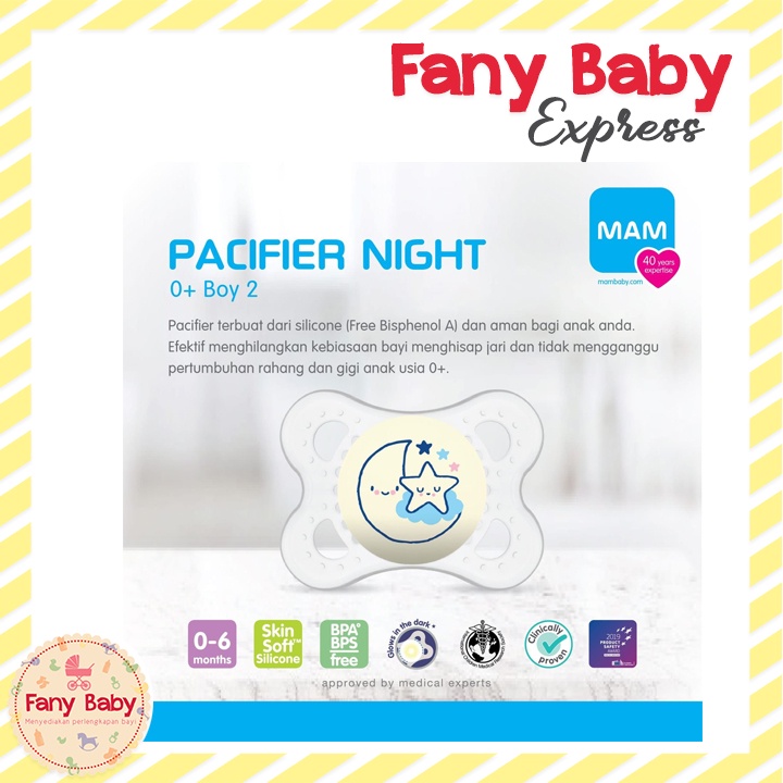 MAM PACIFIER NIGHT / MOTIF RANDOM