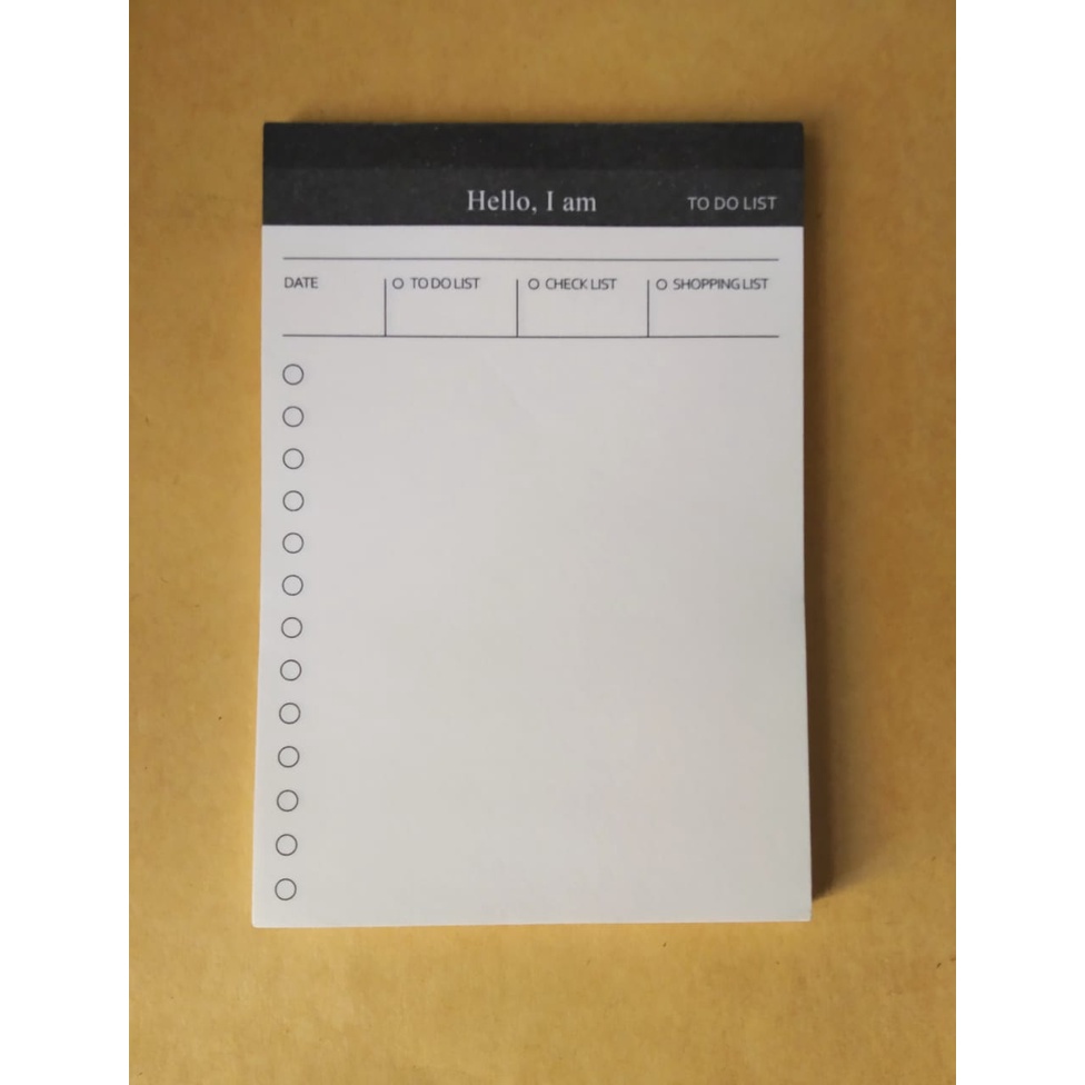 

Buku Notes / Catatan Agenda Rencana Harian (50 Lembar)