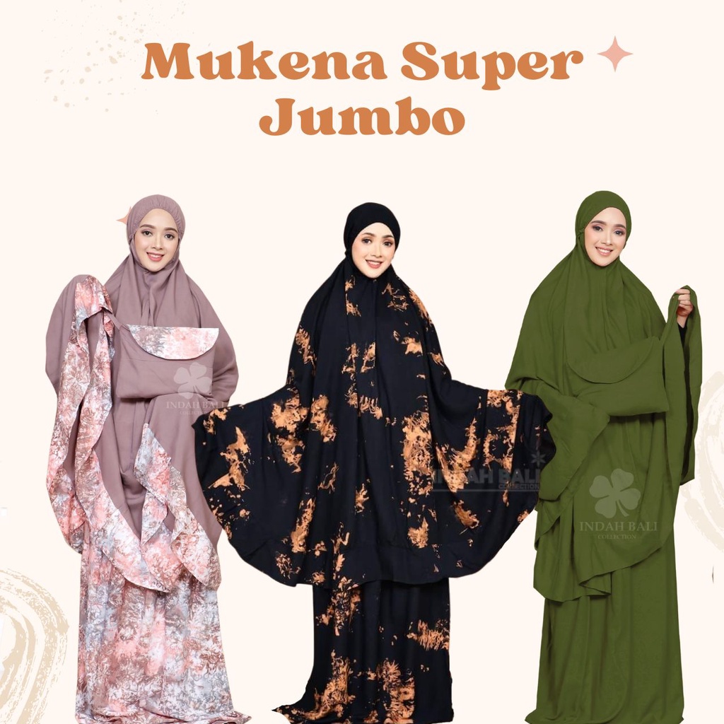 Mukena Bali Super Jumbo XXL                                           ⠀                      Mukenah