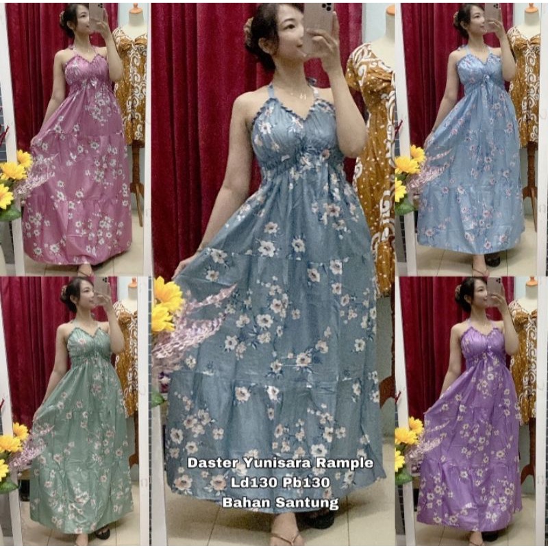 Dress wanita/dress kerut dada/dress korea/daster kekinian/daster busui/daster bali/daster jumbo/dast